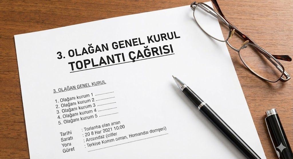 3. Olağan Genel Kurul Toplantı Çağrısı