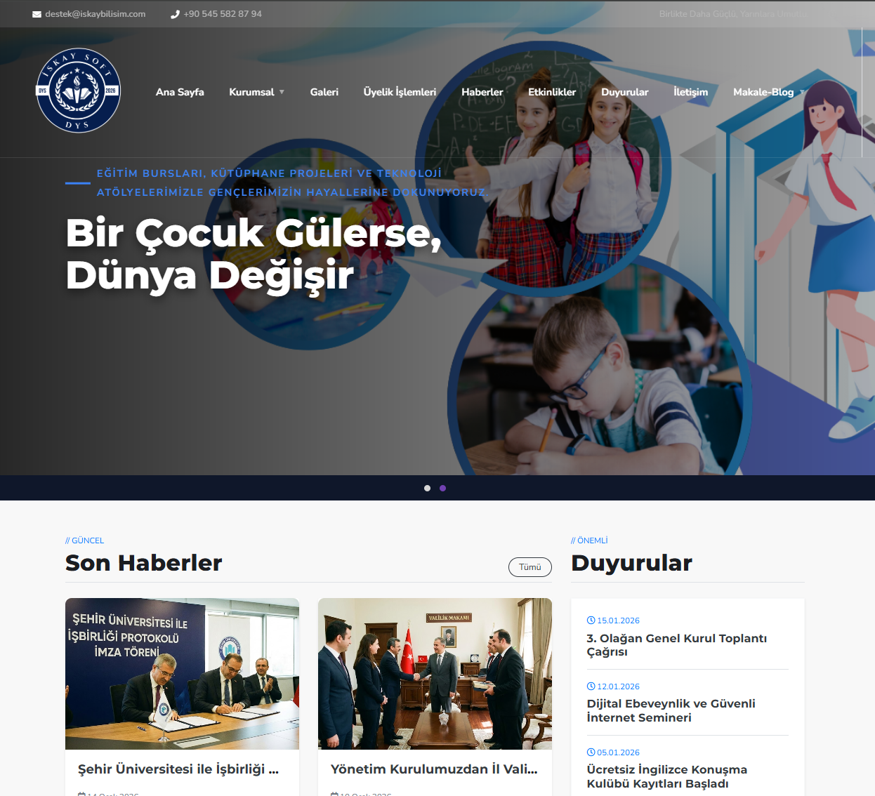 Yeni Web Sitemiz ve Üye Bilgi Sistemimiz Yayında!